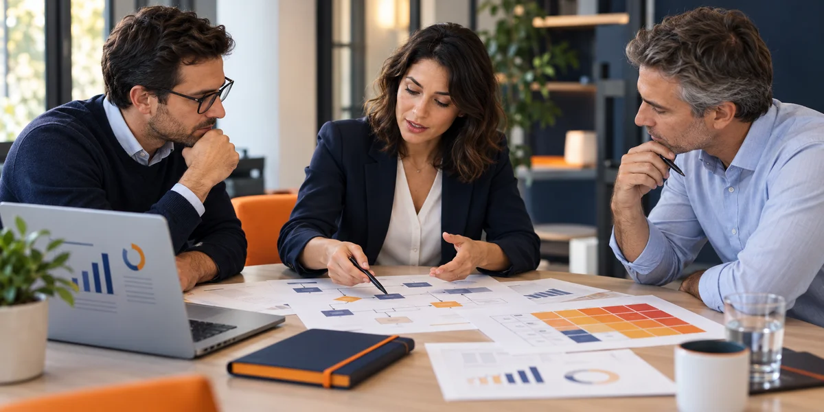 Illustration d’un atelier de coaching sur la maîtrise des processus et des risques